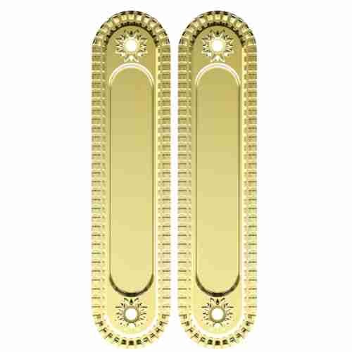 Ручки купе для раздвижных дверей Armadillo SH010/CL Gold-24 золото 24K